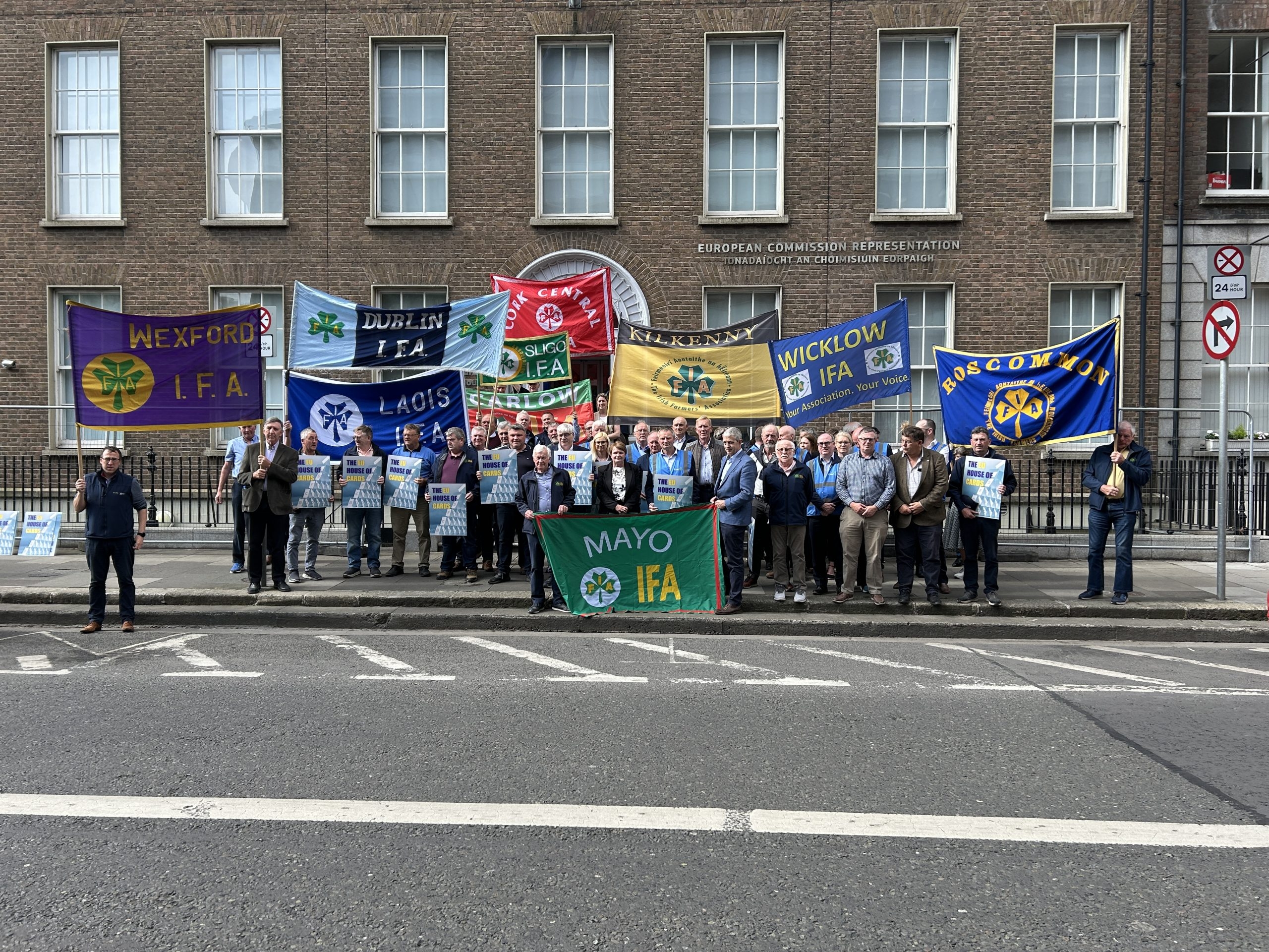 Watch: Farmers protest in heart of Dublin city over future of CAP funding