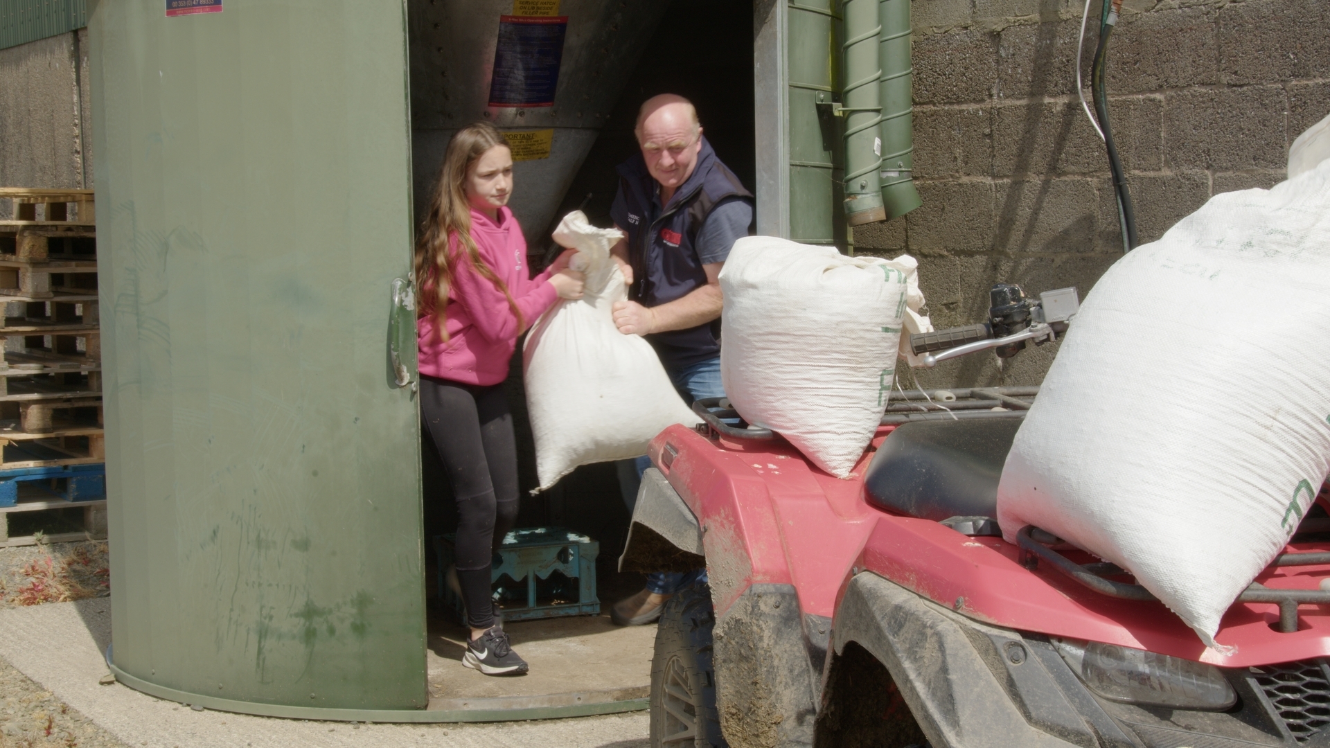 Watch: Milking 66 cows with the help of young daughter in Wexford