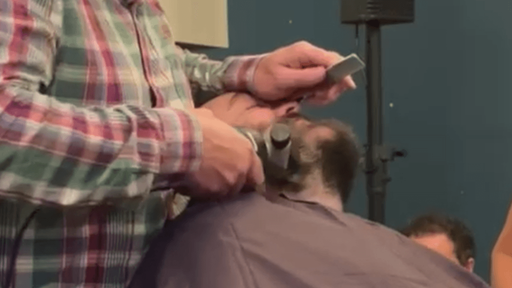 Watch: Carnaross Mart staff shave heads for charity