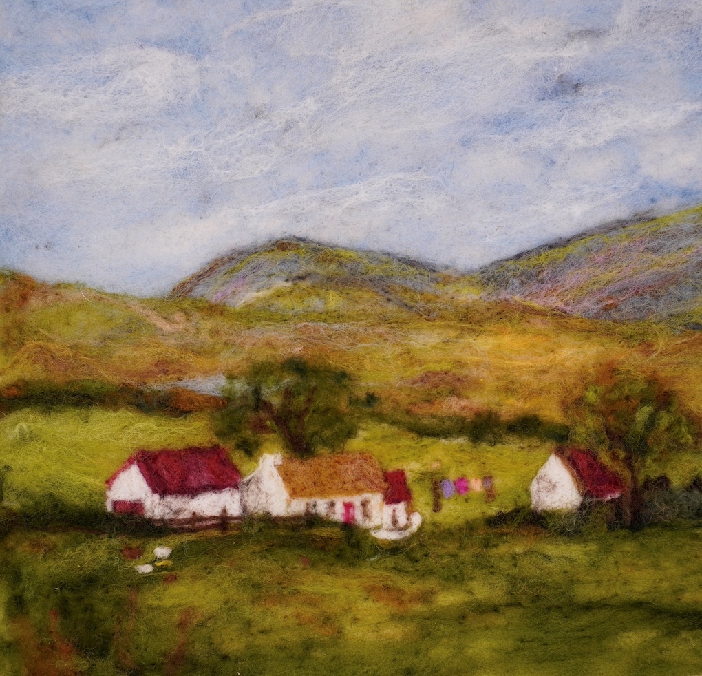 'Spoken in Fibre' exhibition envisages Co. Cavan poet's work in wool