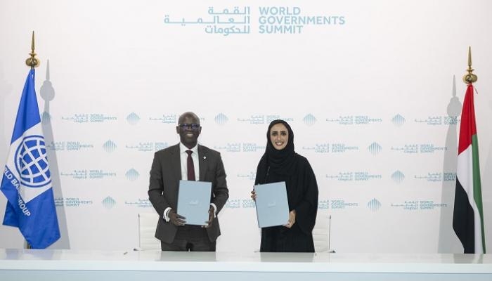 «قمة الحكومات».. الإمارات والبنك الدولي يوقعان مذكرة بشأن ندرة المياه