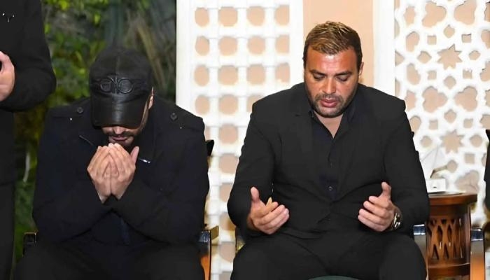 بحضور أبرز نجوم الفن.. تفاصيل عزاء والدة زوجة رامي صبري (صور)
