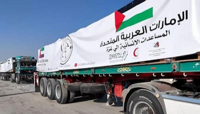 «دبي الإنسانية» تواصل تسيير الجسر الجوي لنقل المساعدات الطبية لغزة