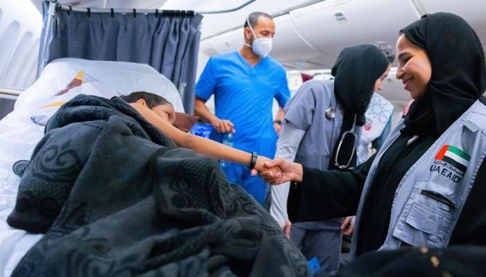 الإمارات تنفذ إخلاء طبيا عاجلا لــ188 من المرضى ومرافقيهم من غزة