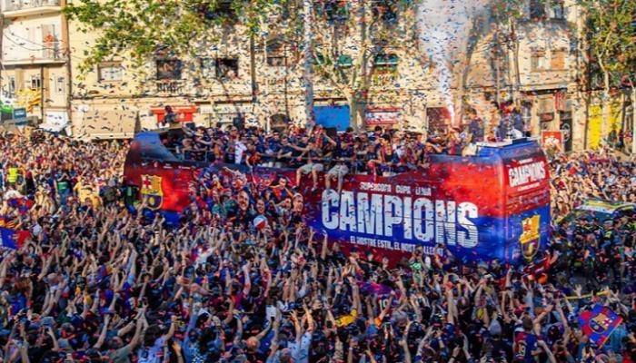 بعد حسم الليغا.. تشكيل تاريخي لبرشلونة ليلة استلام الكأس