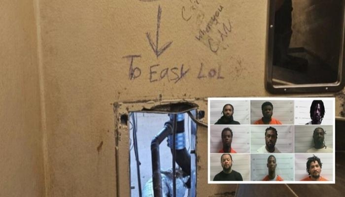 10 سجناء خطيرين يهربون عبر ثقب مرحاض
