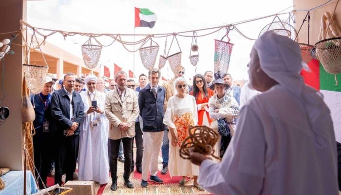 إشادة دولية بجناح الإمارات في طانطان لتجسيده التراثي الشامل
