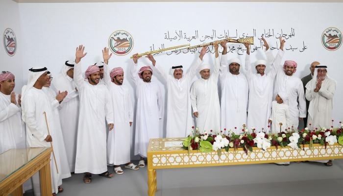 «هجن الرئاسة» تحصد سيف رئيس دولة الإمارات في «ختامي الوثبة 2025»