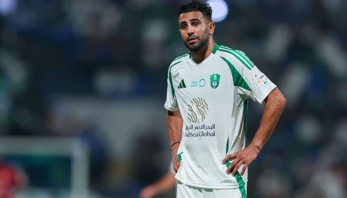 رقم غريب لرياض محرز خلال سقوط الأهلي المدوي