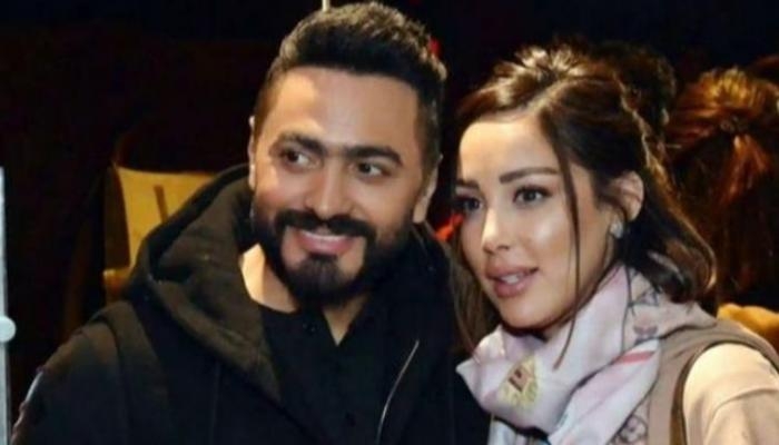 تامر حسني يتغزل في بسمة بوسيل: «أموت نفسي ولا تزعل»