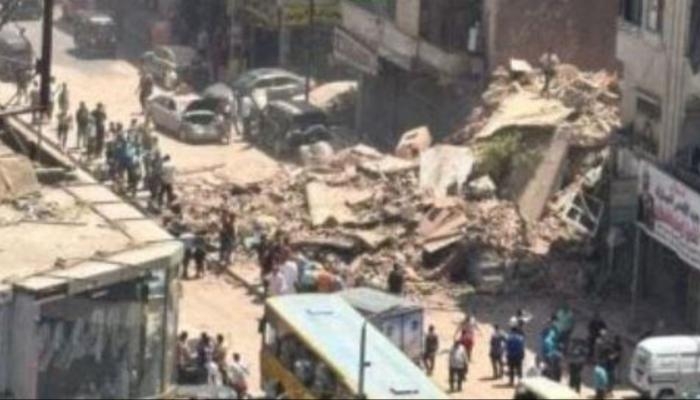 مصر.. انهيار منزل من 3 طوابق في شبرا