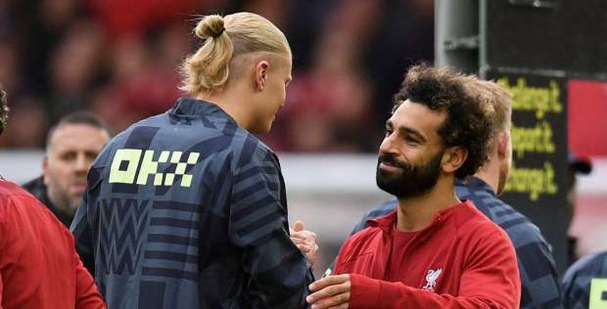 إصابة هالاند تمنح محمد صلاح وعمر مرموش فرصة ذهبية وهدية تاريخية