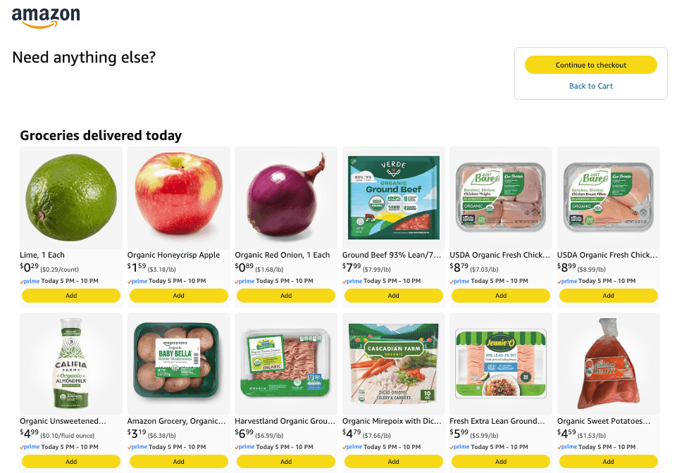 Amazon rolls out expansion of same-day groceries to 1,000 cities, includes perishable items