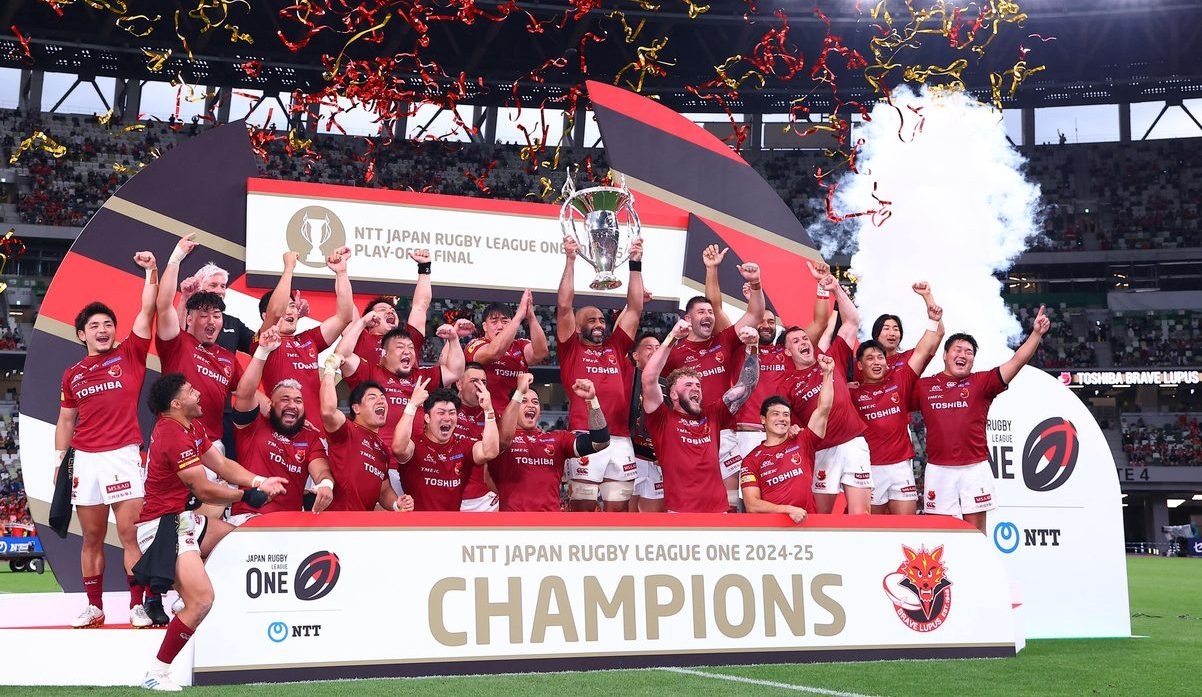 Toshiba Defends Japan Rugby League One Title