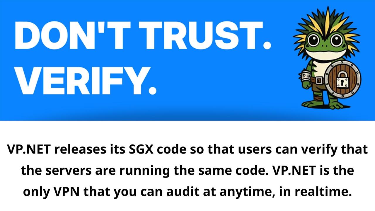 'Don't trust, verify' – newly launched VP.NET wants to change the VPN industry forever