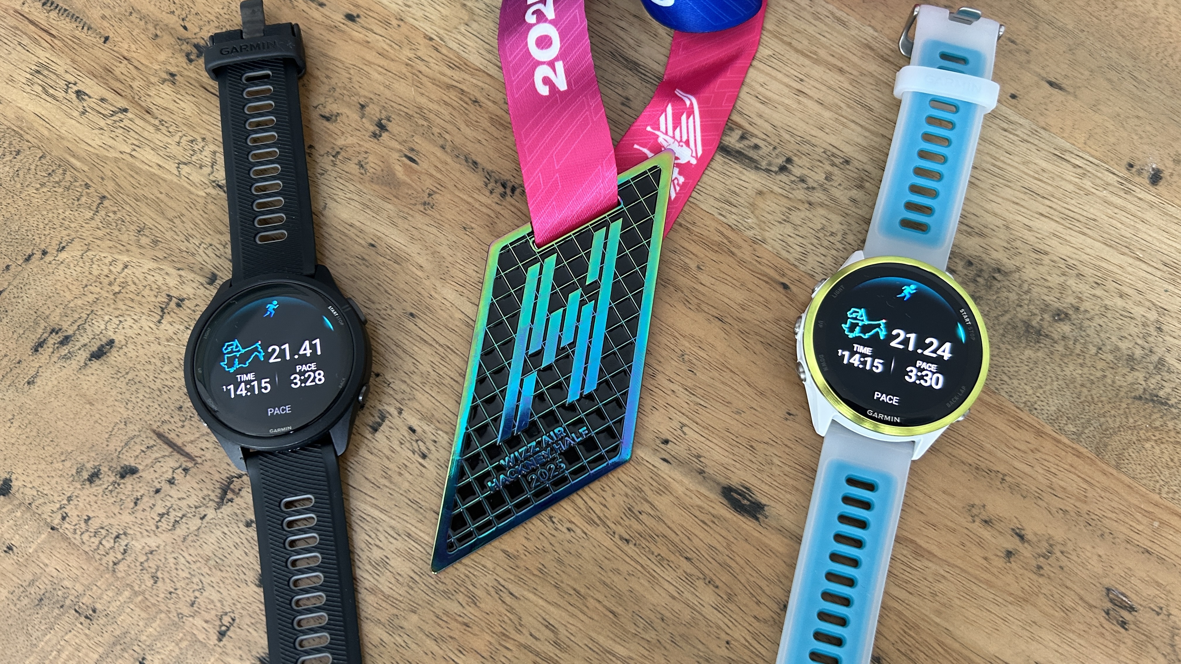 I ran a half marathon with the Garmin Forerunner 570 vs. Garmin Forerunner 265 — here's the winner