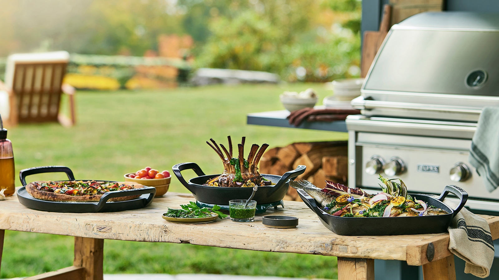 Le Creuset dropped a new outdoor collection, and it's ideal for grilling season