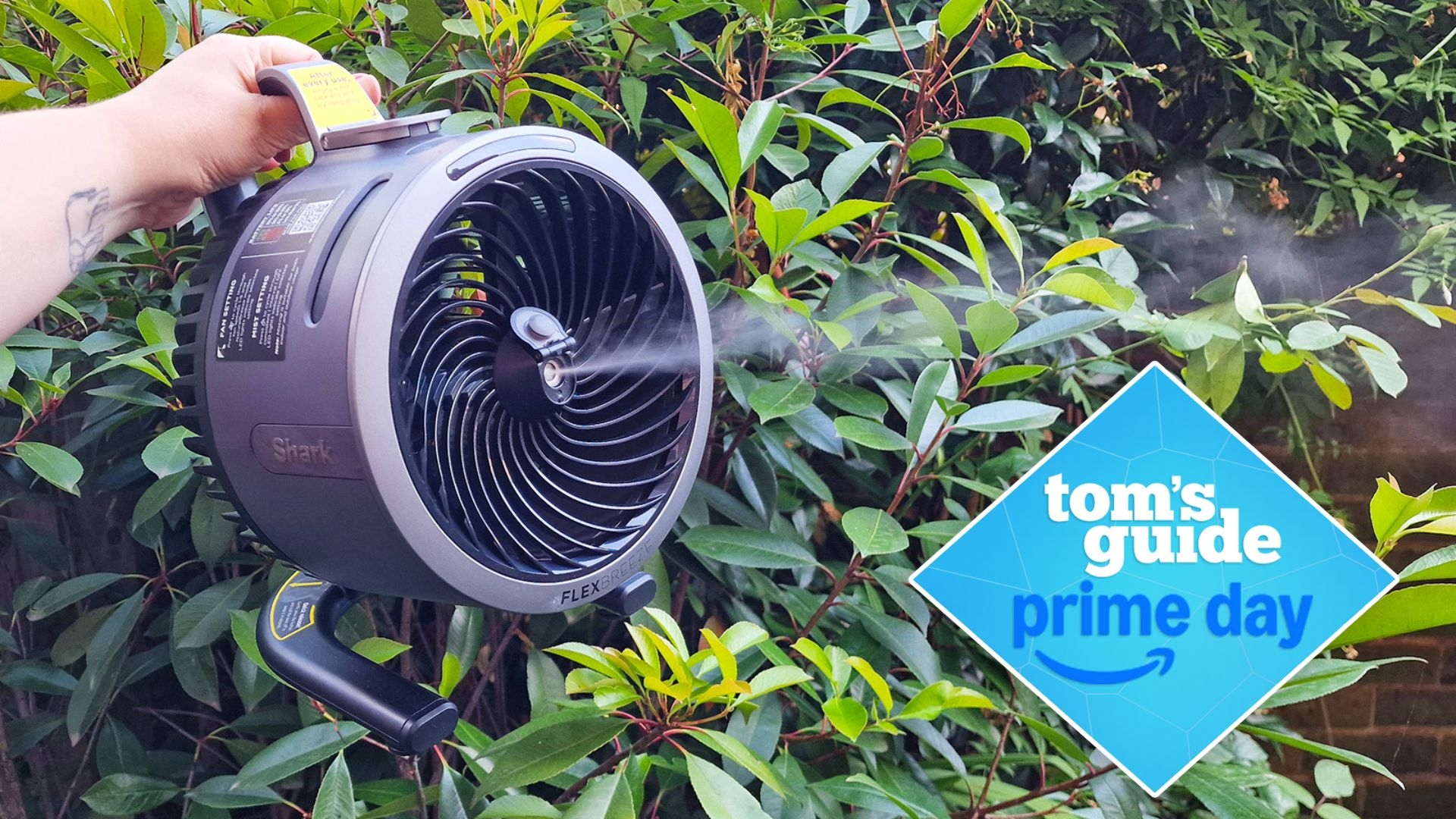 I'm obsessed with the Shark HydroGo misting fan, and it's 20% off for Prime Day — buy it before it sells out