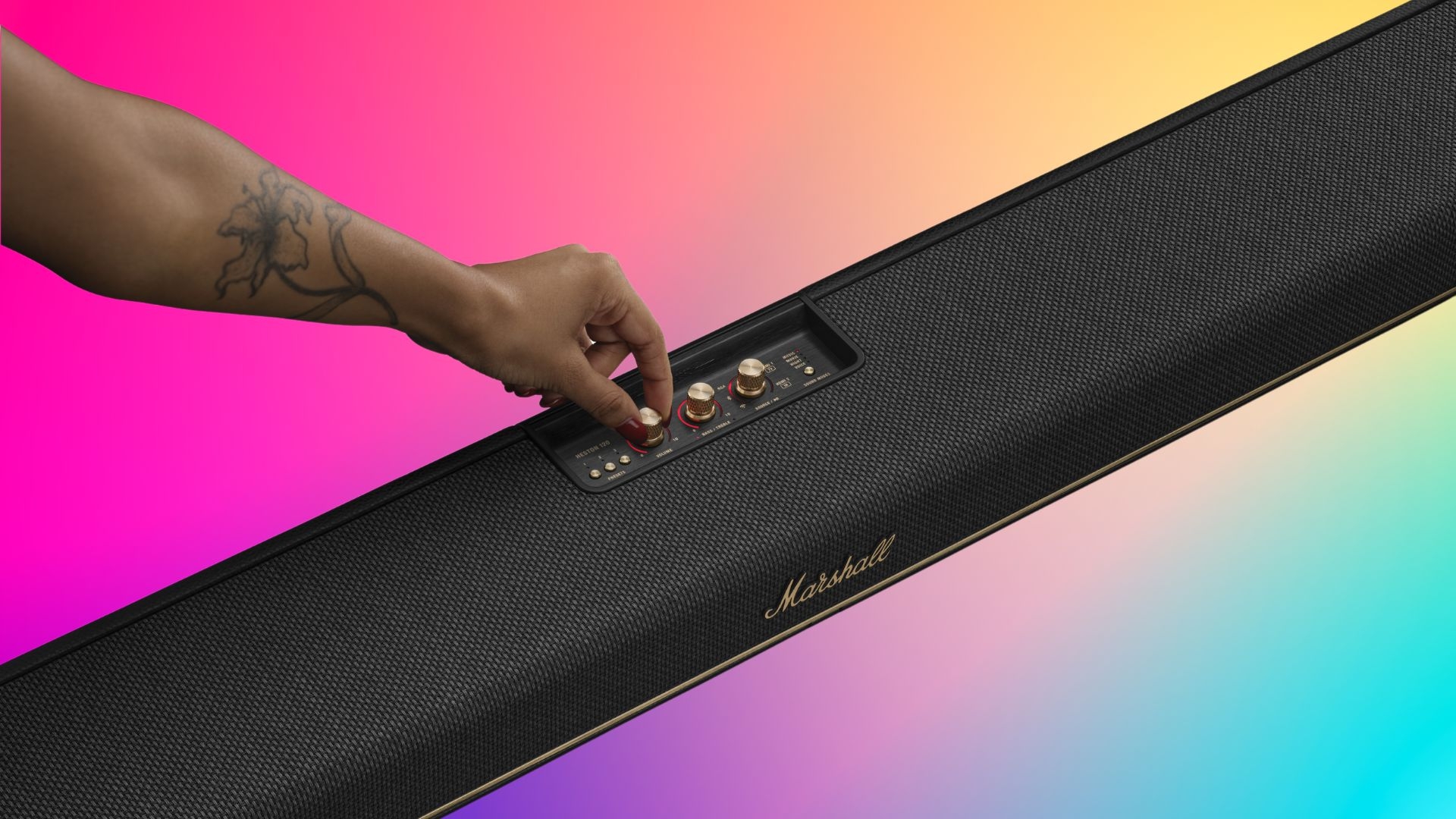 Marshall brings music to your TV stand with the new Heston 120 soundbar
