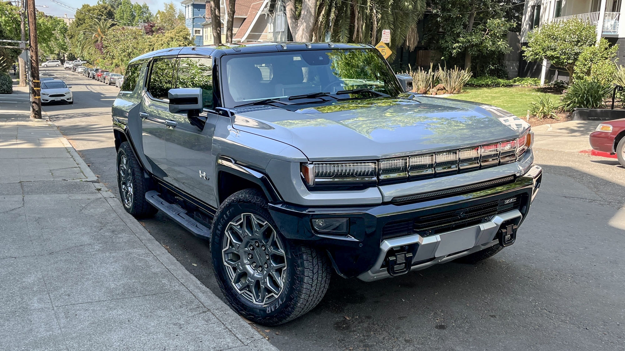 I borrowed the EV Hummer to visit my mom - and the drive almost ruined Mother's Day