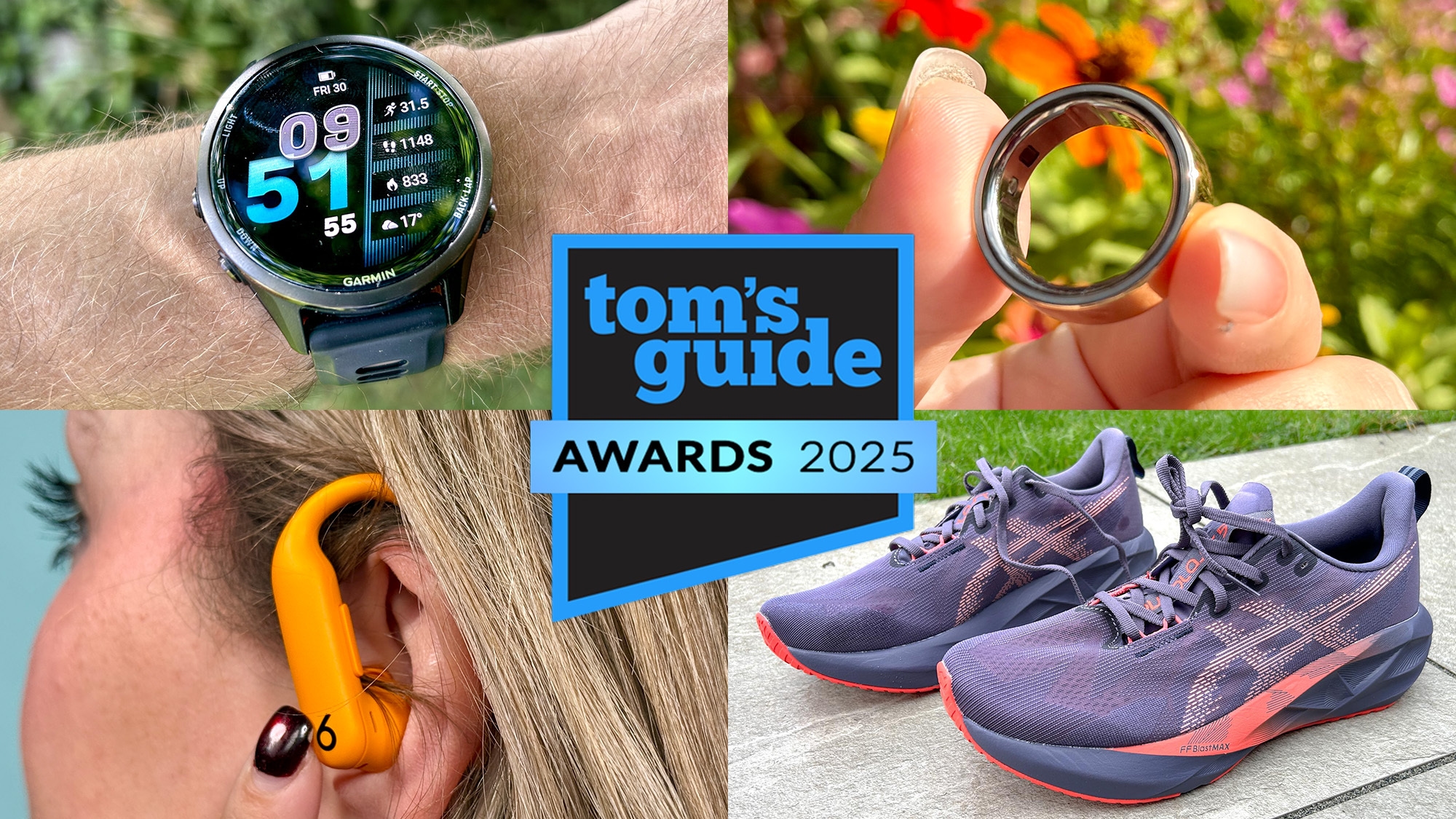 Tom's Guide Awards 2025: Our favorite fitness watches, smart rings, workout headphones and more