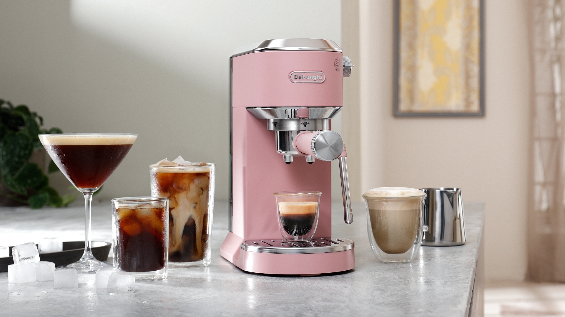 De'Longhi's colorful new coffee maker is so compact you could put it in your carry-on