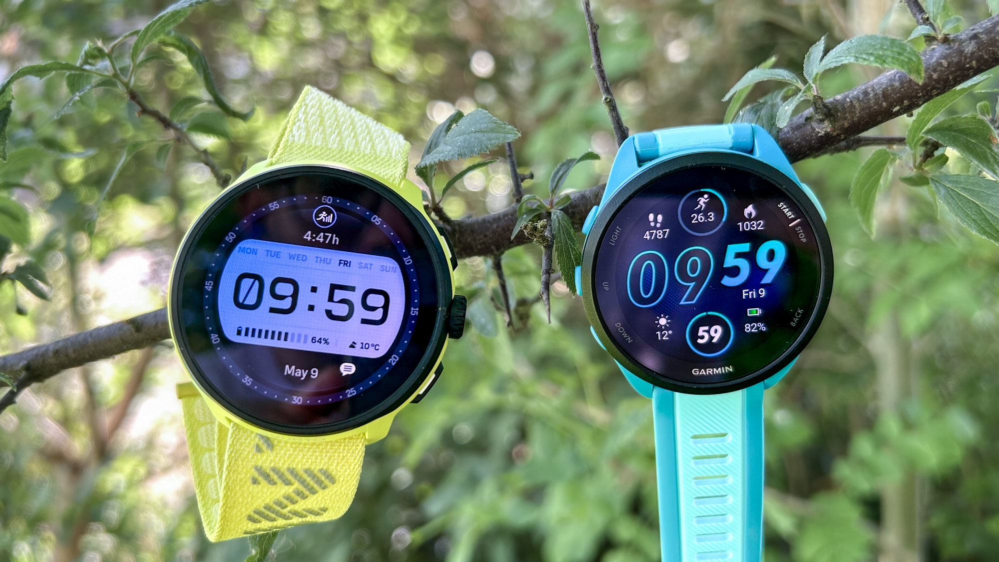I tested the Garmin Forerunner 165 vs. Suunto Run for a week — which running watch should you buy?