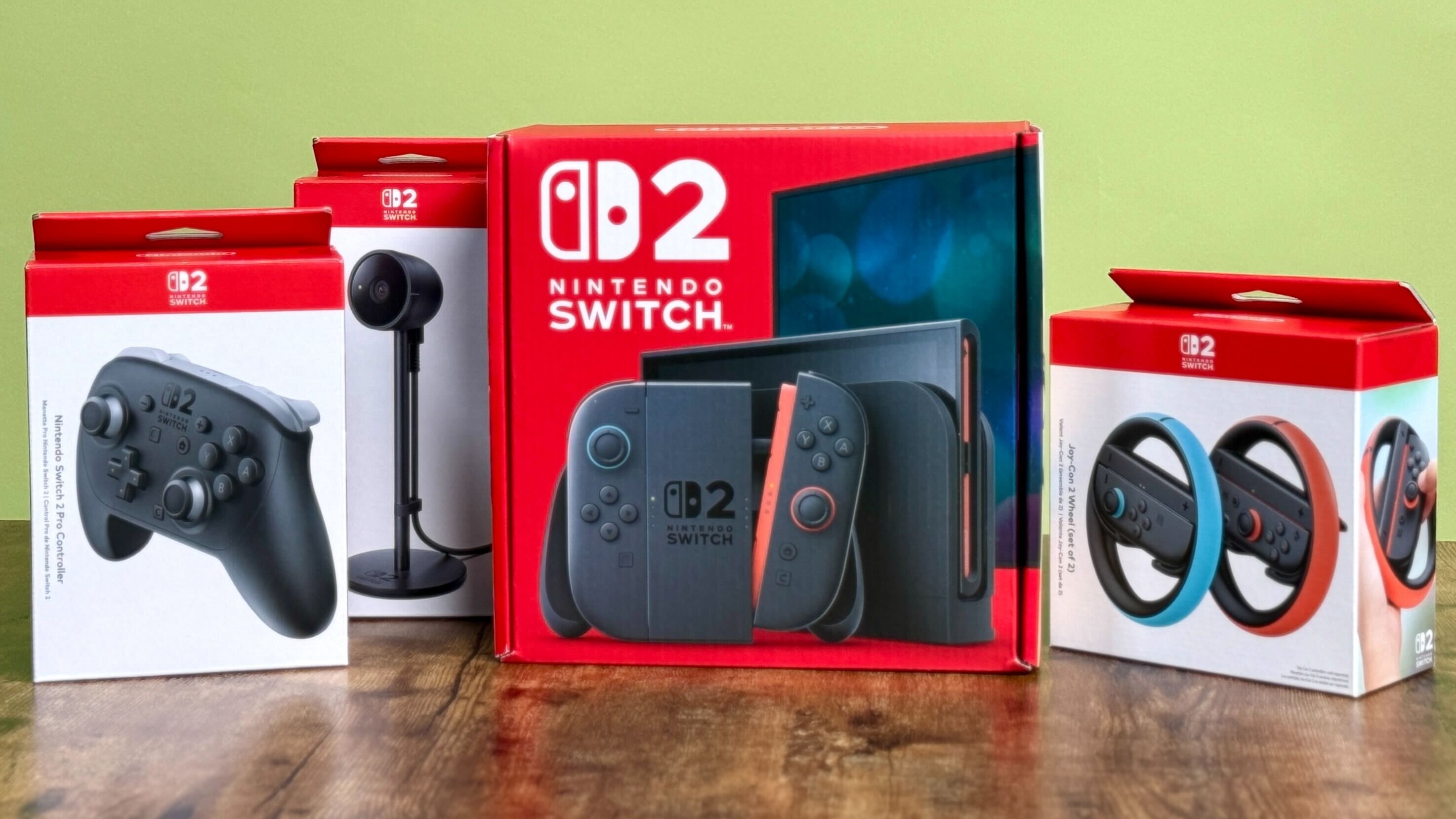 It's here! the Nintendo Switch 2 just landed at my desk — and yes, I've got photos