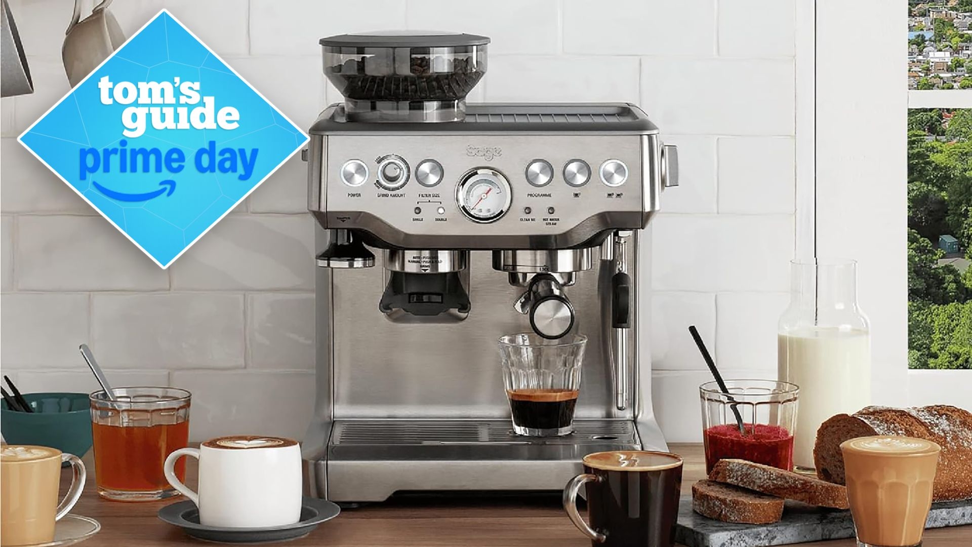 I'm a qualified barista, and the Sage machine I recommend to everyone is 25% off for Prime Day
