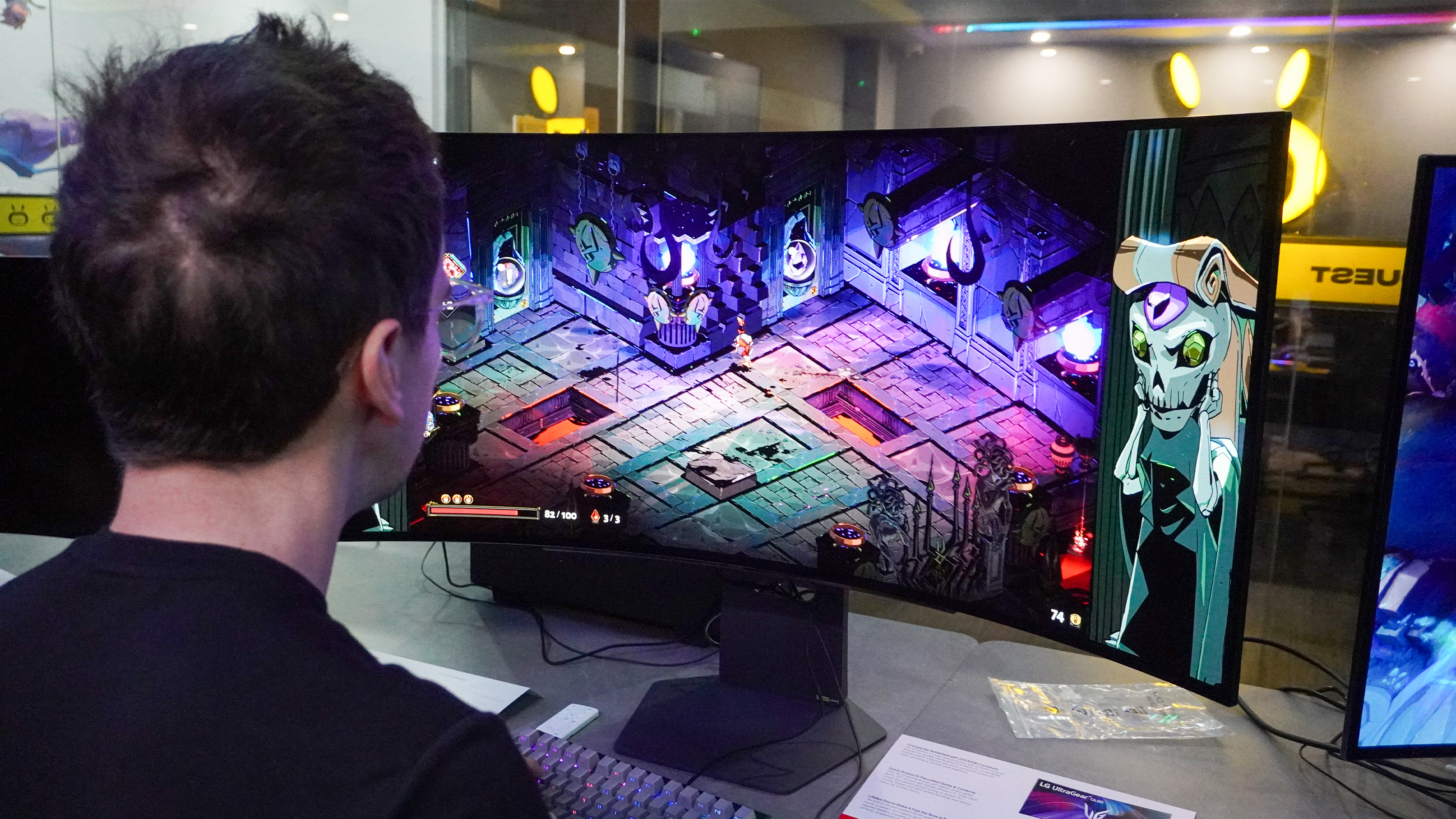 I tested a curved OLED gaming monitor with a secret side quest — it's also a killer smart TV