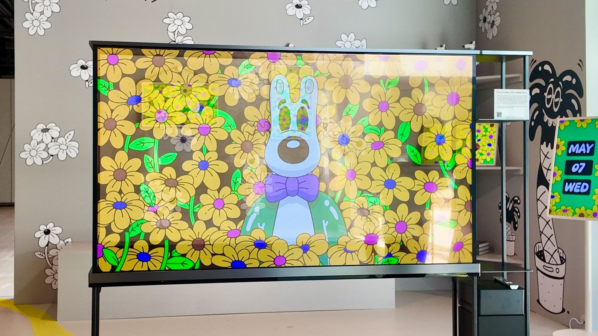 I just saw LG's see-through OLED TV in the wild — and it actually wowed me