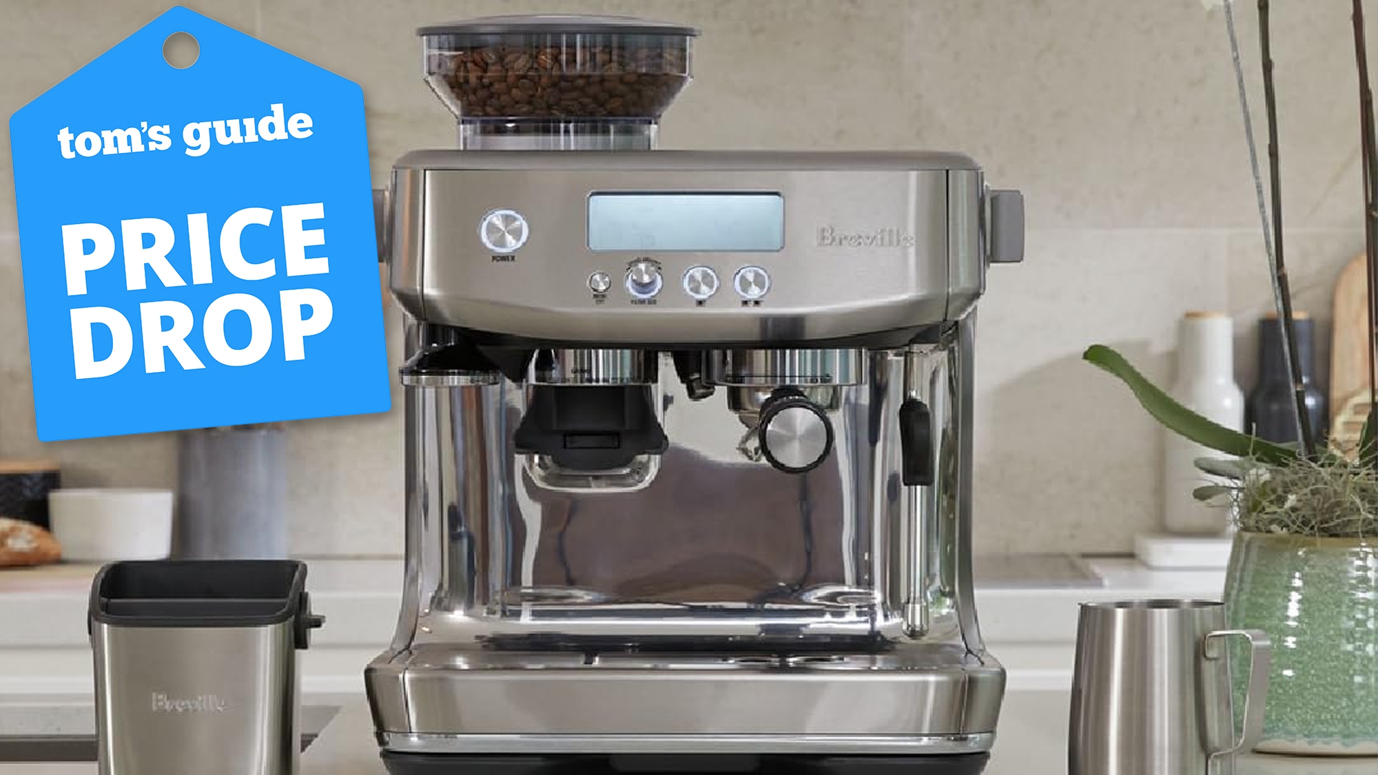 The Breville Barista Pro espresso machine is shockingly cheap today — get that caffeine
