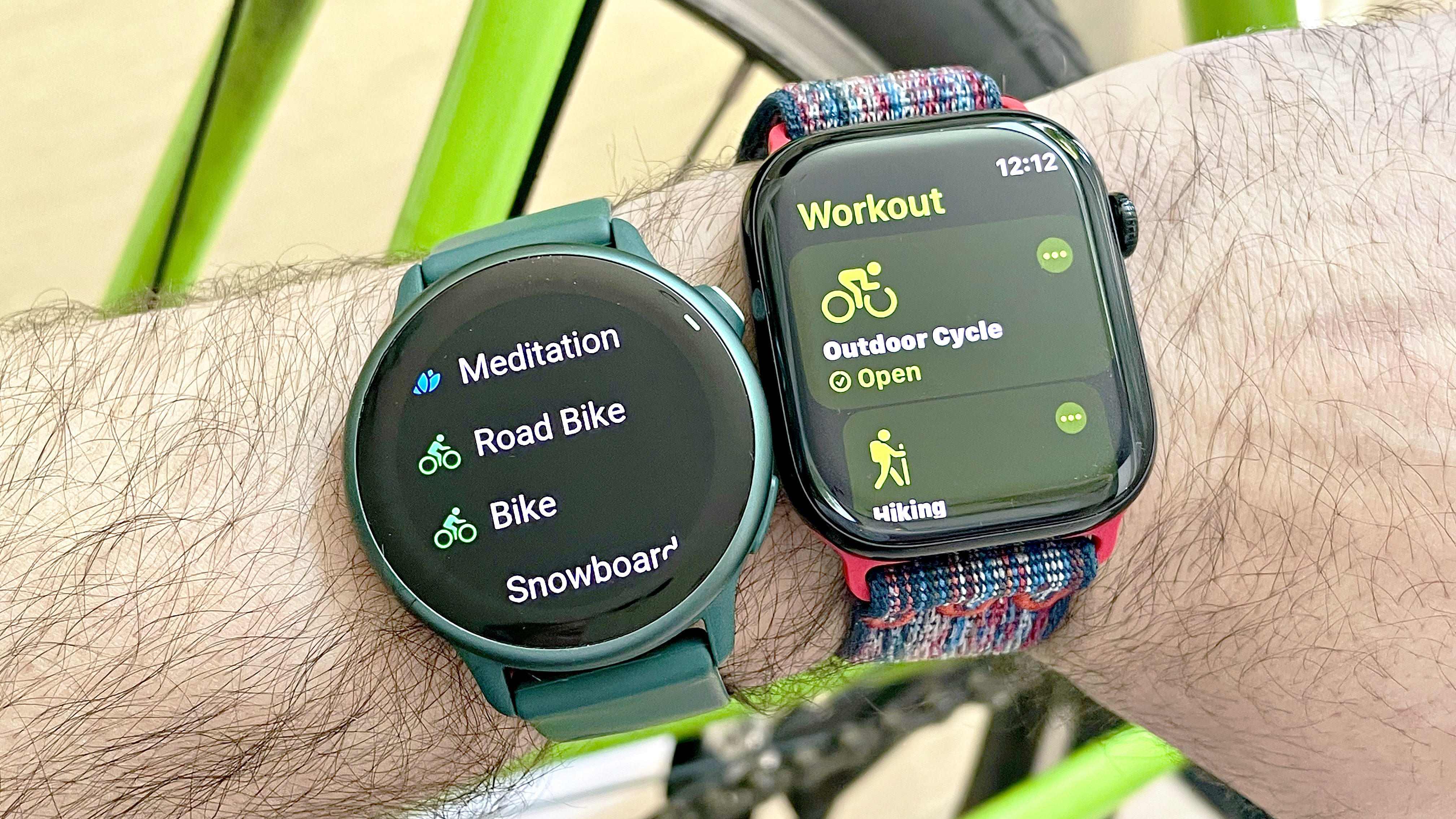 I biked 12 miles with the Apple Watch 10 vs Garmin Vivoactive 6 — here's the winner