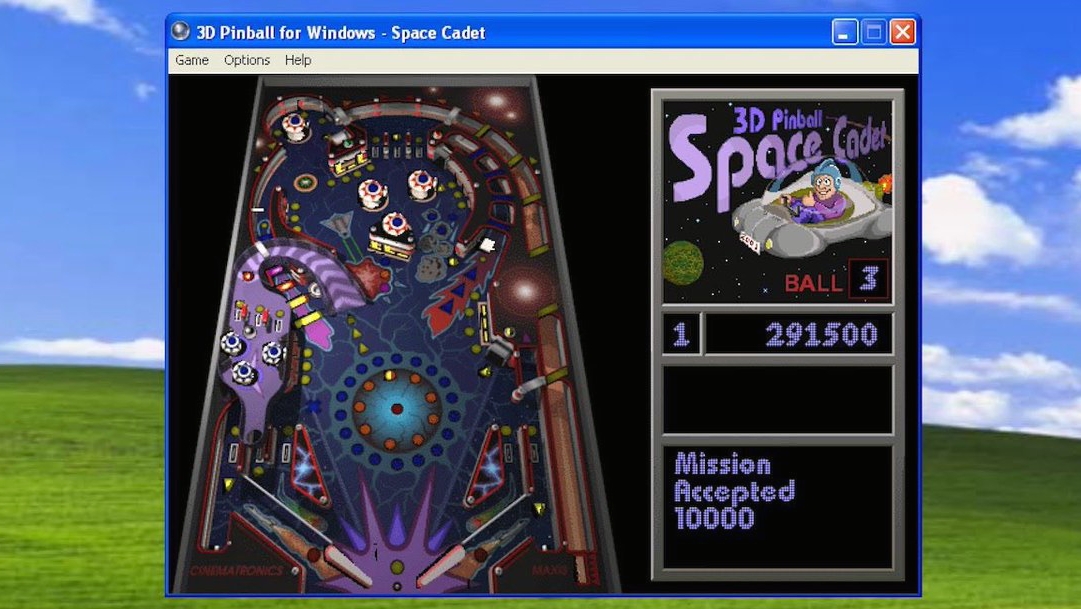 Android phones can now play the legendary Windows XP Space Cadet pinball game for free