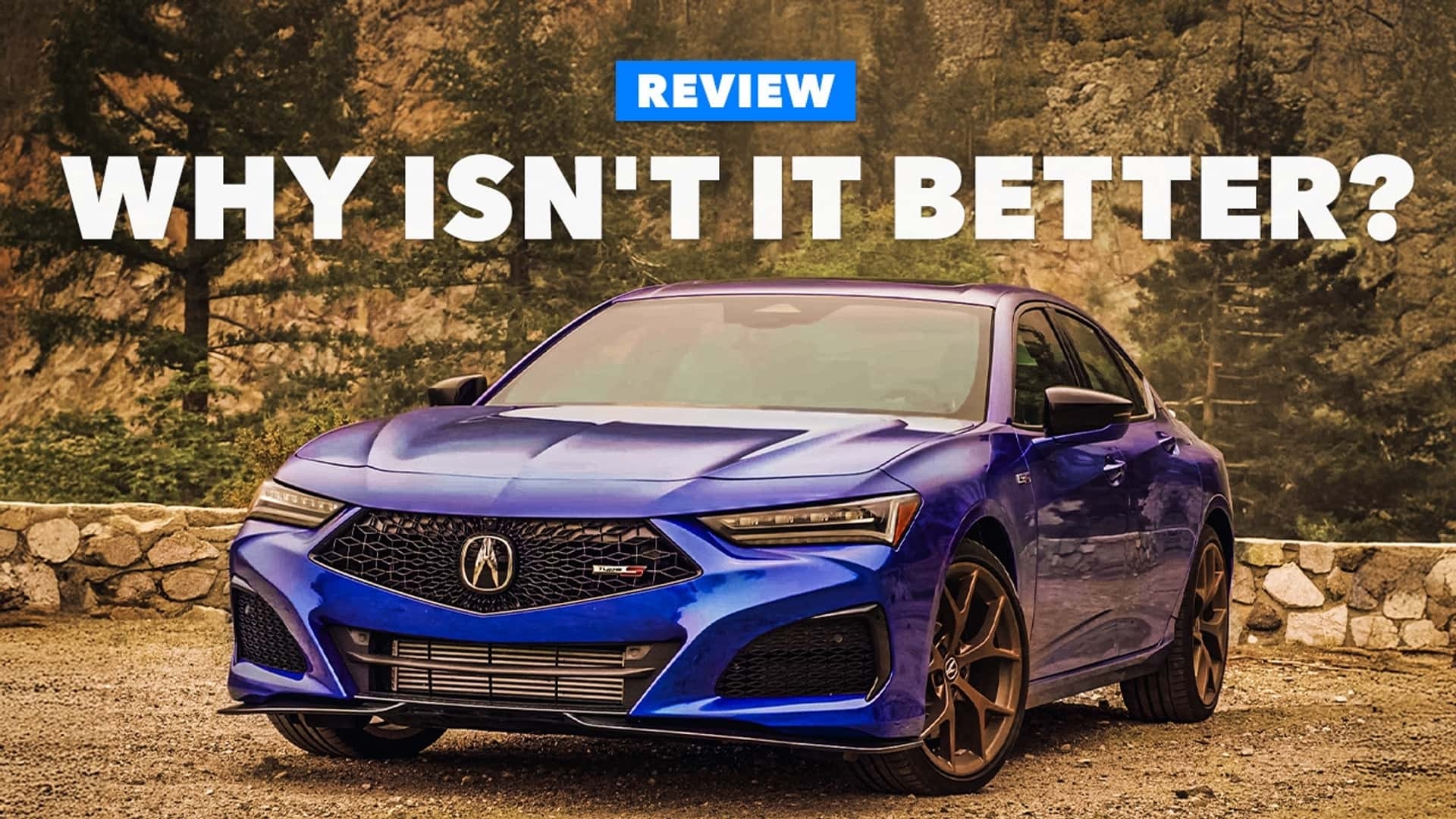 Why Isn't the Acura TLX Type S Better? Video Review
