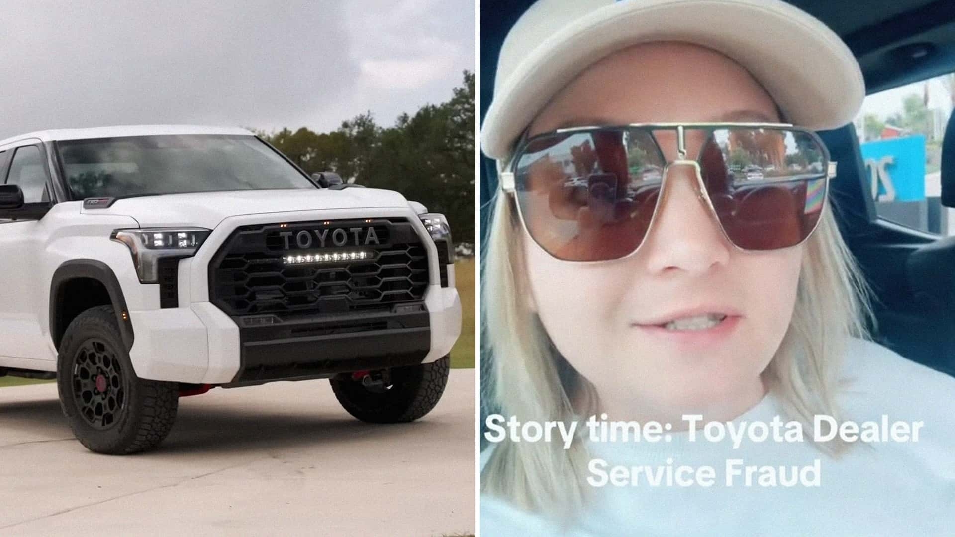Woman Gets Dealership Oil Change For Her Brand-New Toyota Tundra. Then She Catches the Technician In a Lie
