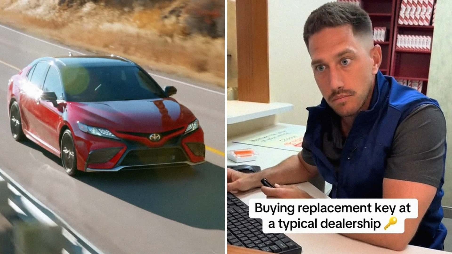 ‘It'll Be $450:' Man Tries to Get a New Key for His 2022 Toyota Camry at the Dealership. Then He's Sent to the Parts Department