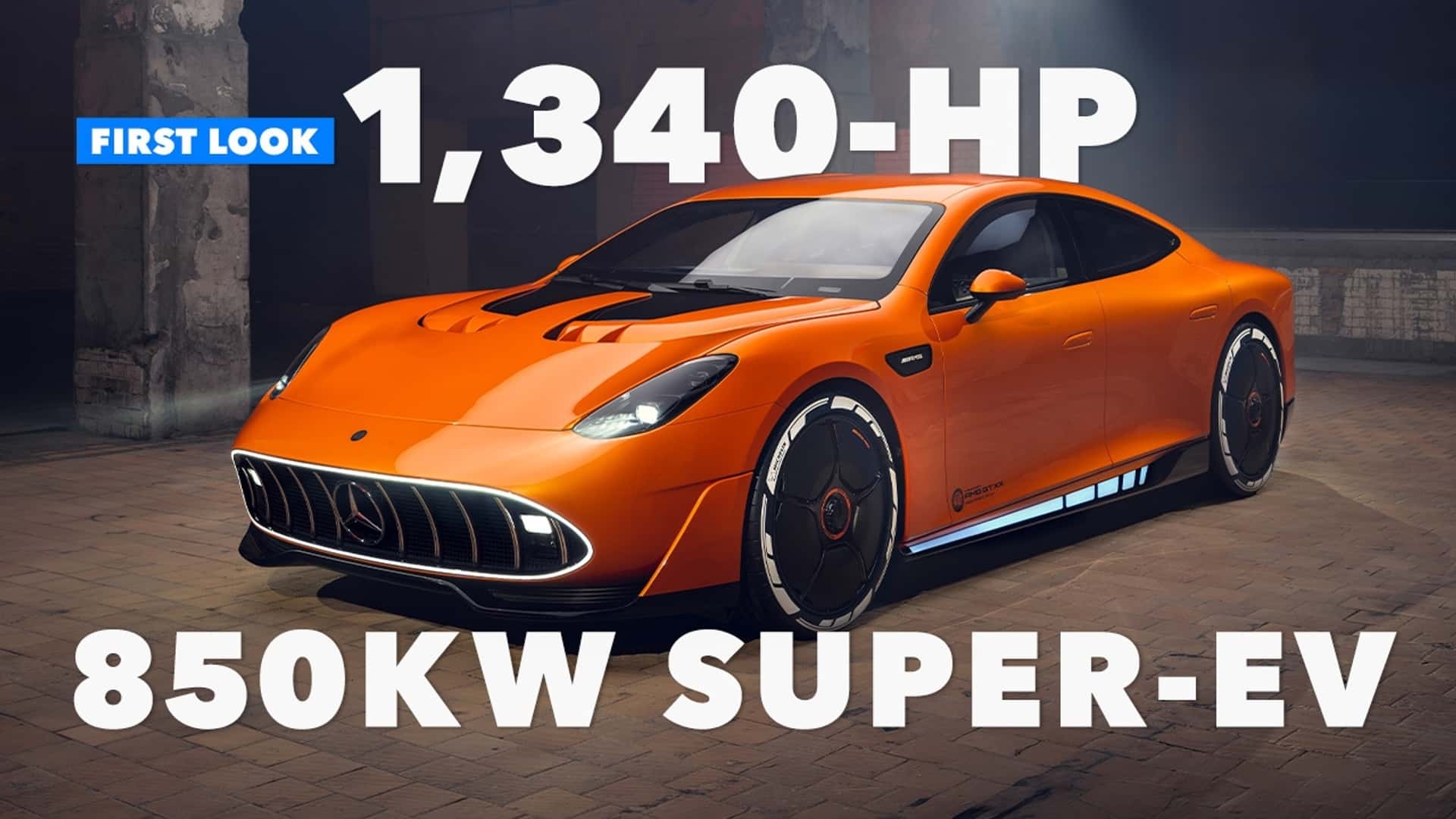 Mercedes-AMG's New Super Sedan Revealed: Insane Power, V-8 Noises