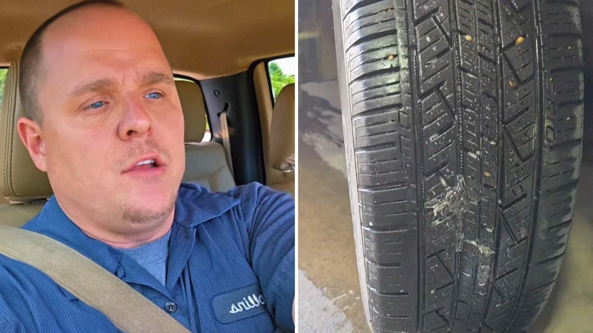 ‘Anybody Got Any Idea What These Are?' Mechanic Works on a Customer's Truck. Then He Sees Something Unusual on the Tire