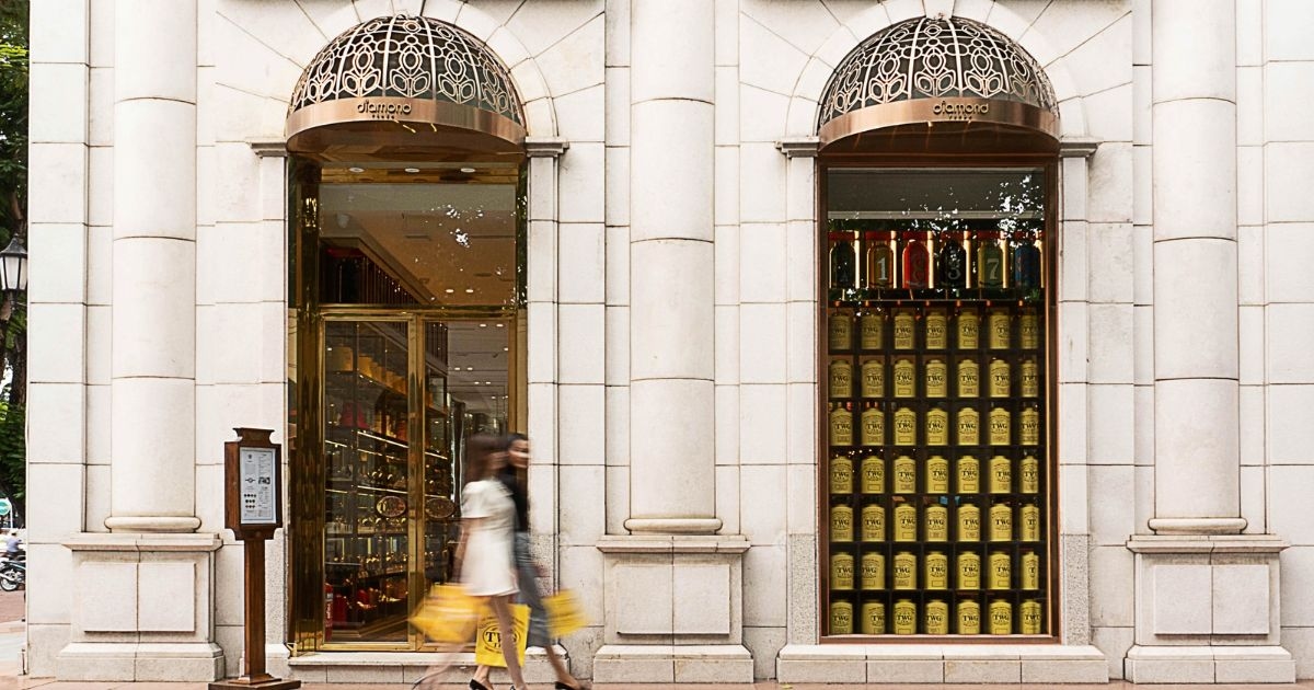 What's special about the new premium TWG tea destination for connoisseurs?