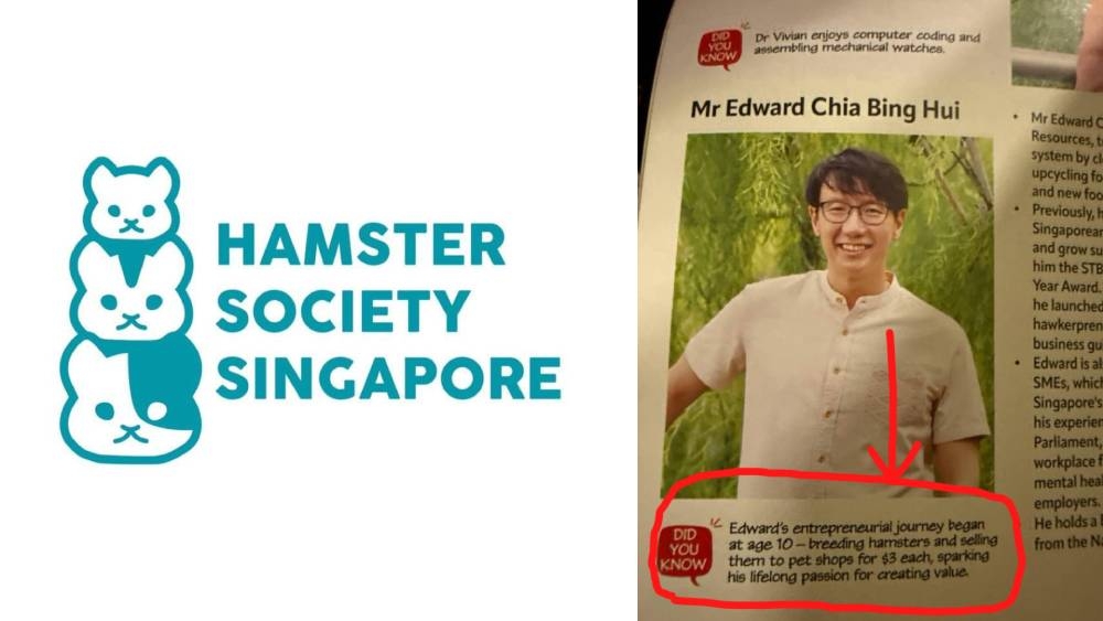 Hamster Society Singapore calls out Edward Chia over childhood hamster breeding story in election campaign