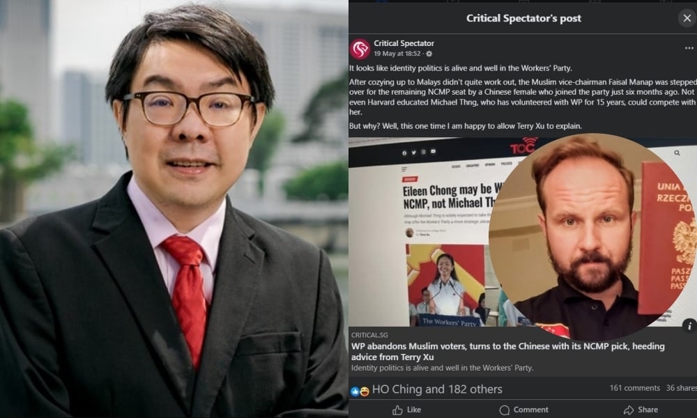 Yeoh Lian Chuan questions if PM Wong will repudiate foreign blogger's racial remarks