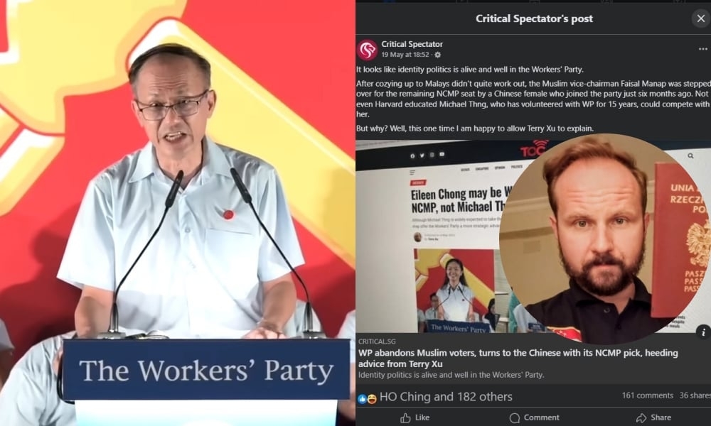Yee Jenn Jong slams Critical Spectator's ‘ignorant' post, defends WP's NCMP choices as inclusive