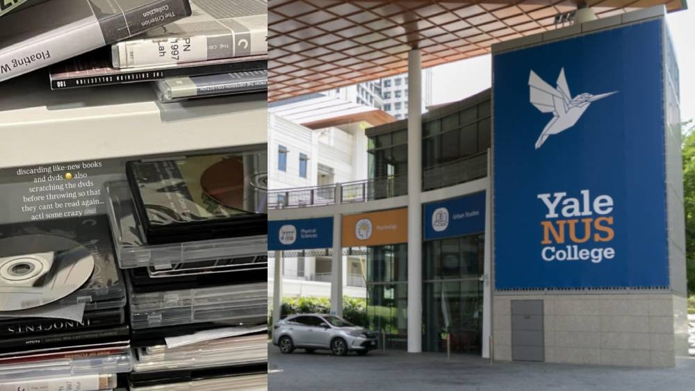 Yale-NUS student associates allegedly instructed to destroy over 100 DVDs from library collection