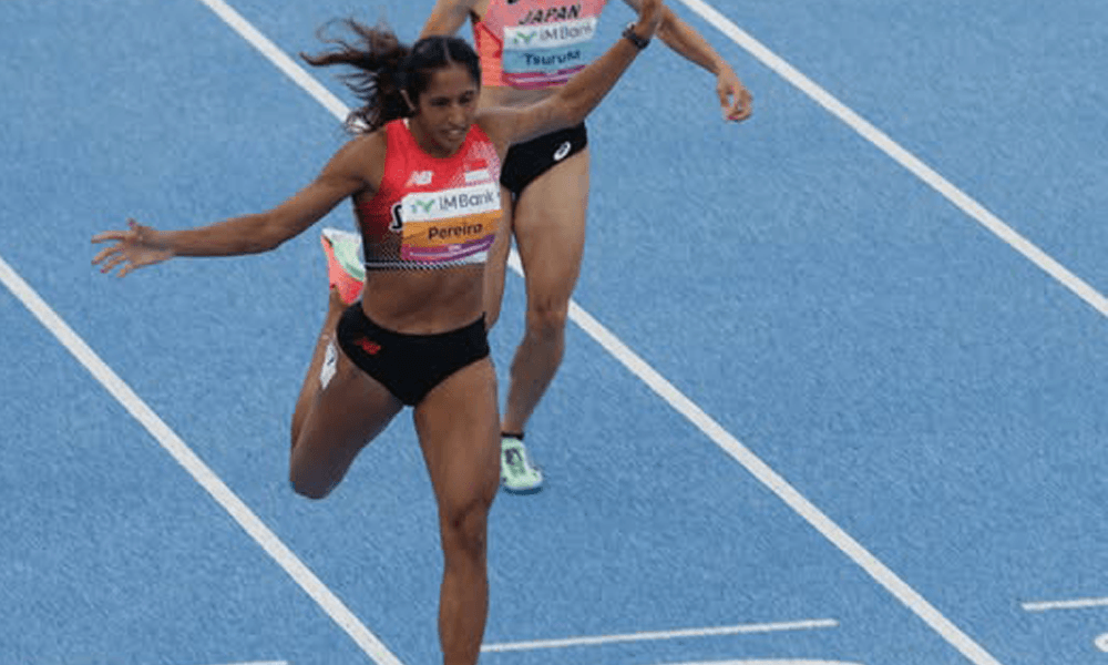Shanti Pereira wins silver and narrowly misses 200m gold at Asian Championships in Gumi