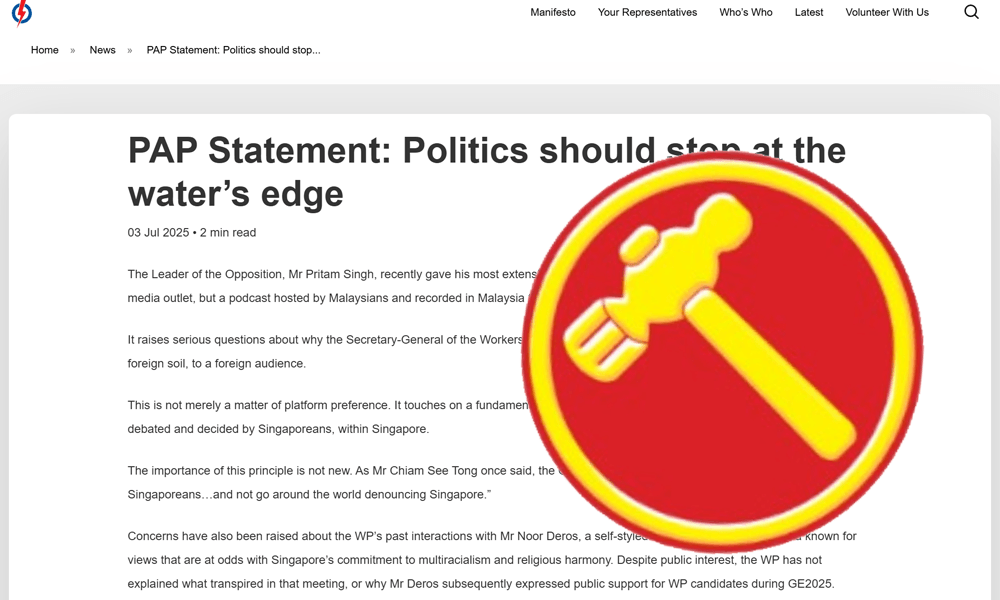 Workers' Party hits back at PAP over podcast criticisms, accuses it of 'opposing for the sake of opposing'
