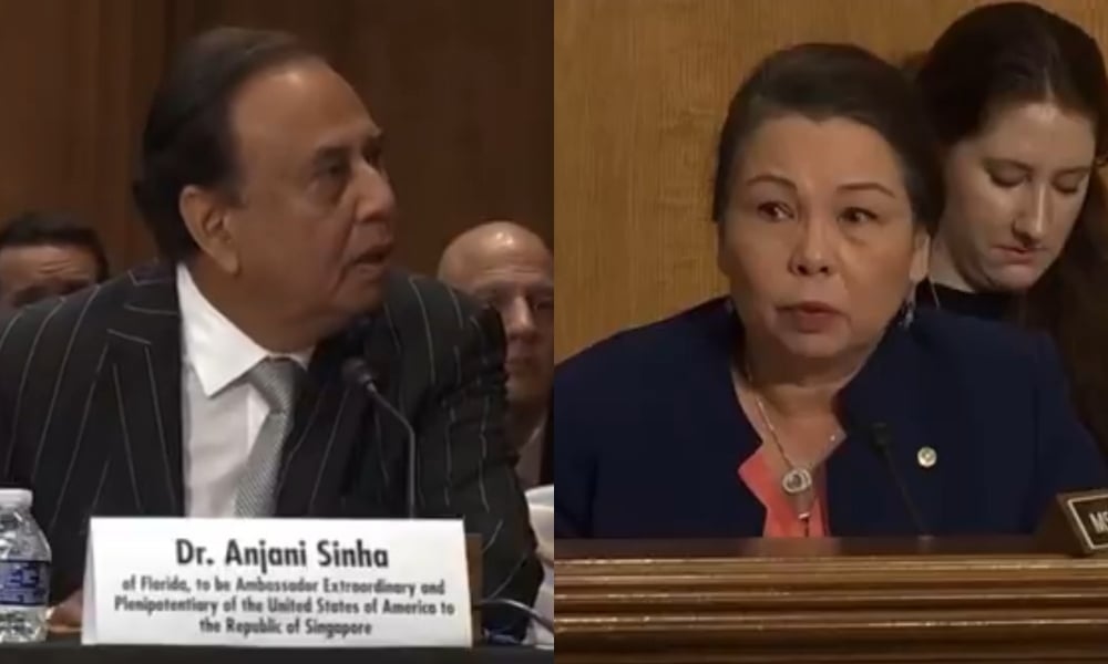 Trump's nominee for Singapore ambassador, Anjani Sinha, faces tough Senate grilling over knowledge gaps