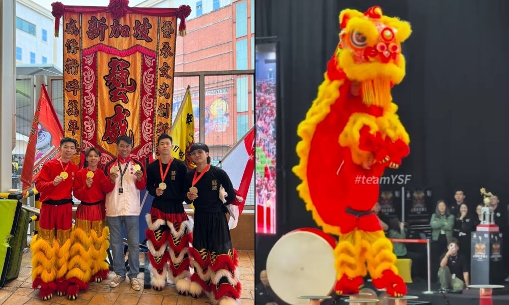 Singapore lion dance troupe Yi Wei defends Genting World title with two top spots