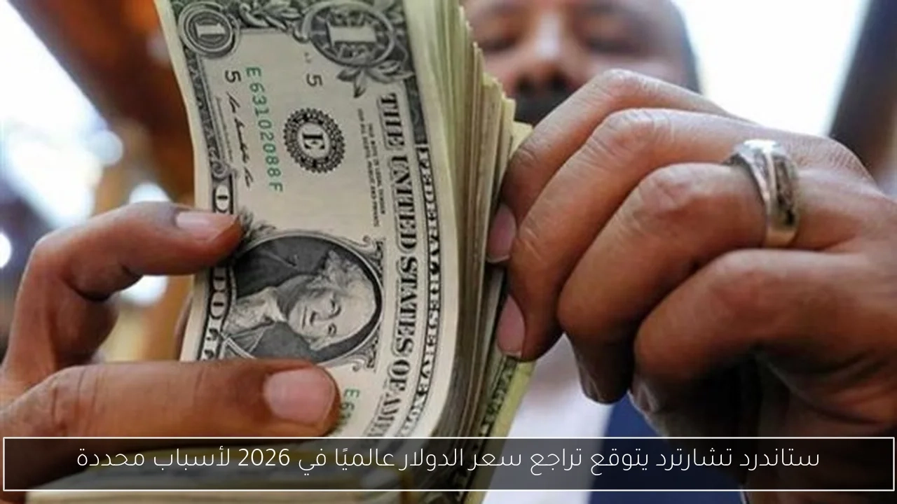 ستاندرد تشارترد يتوقع تراجع سعر الدولار عالميًا في 2026 لأسباب محددة
