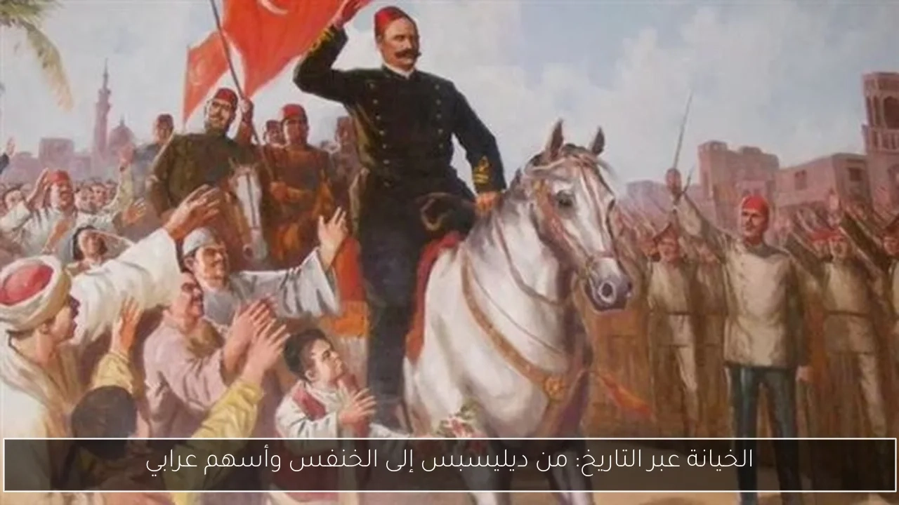 الخيانة عبر التاريخ: من ديليسبس إلى الخنفس وأسهم عرابي
